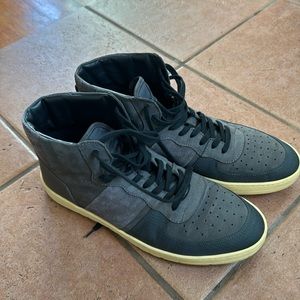 Collegium Hightop Limited Edition Sneakers. Grey. (Size 44 Europe/11 US)